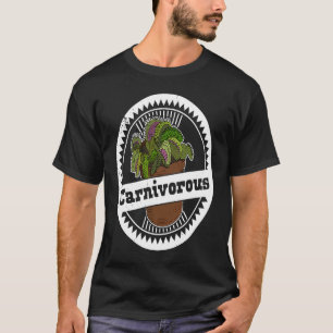 Camiseta Jardim de passatempo de plantas carnívoras Carnivo