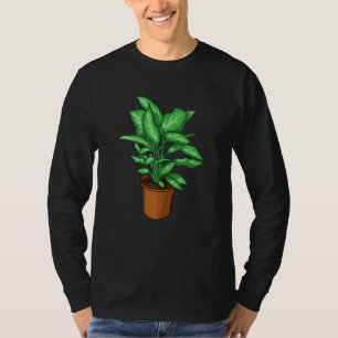 Camiseta Jardim de Plantas em Vasos Feminino Planta Jardine