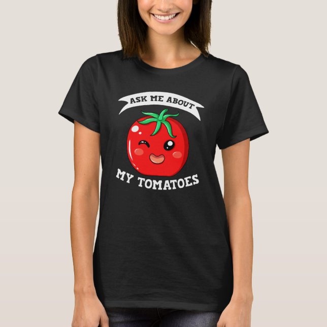Camiseta Jardim de Tomate Vegan (Frente)