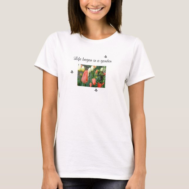 Camiseta Jardim de Tulipas (Frente)