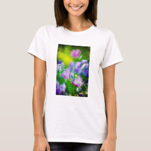 Camiseta Jardim de tulipas, Giverny, França