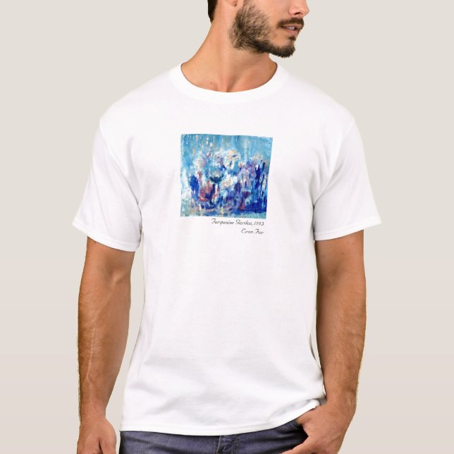 Camiseta Jardim de turquesa (Frente)