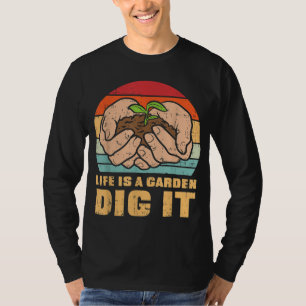 Camiseta Jardim de Vida Fazendo Jardim de Cultivo