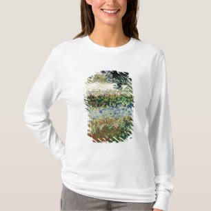Camiseta Jardim de Vincent van Gogh na flor, Arles, 1888