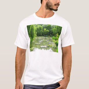 Camiseta Jardim de Waterlily por Monet