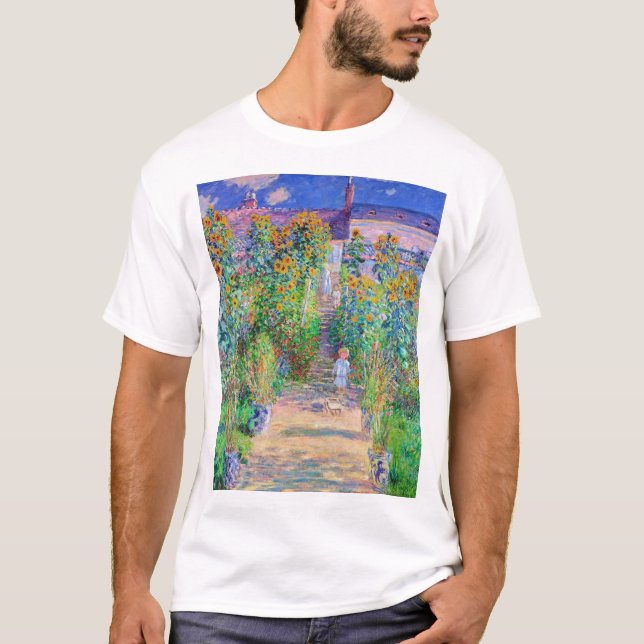 Camiseta Jardim do Artista, Monet (Frente)