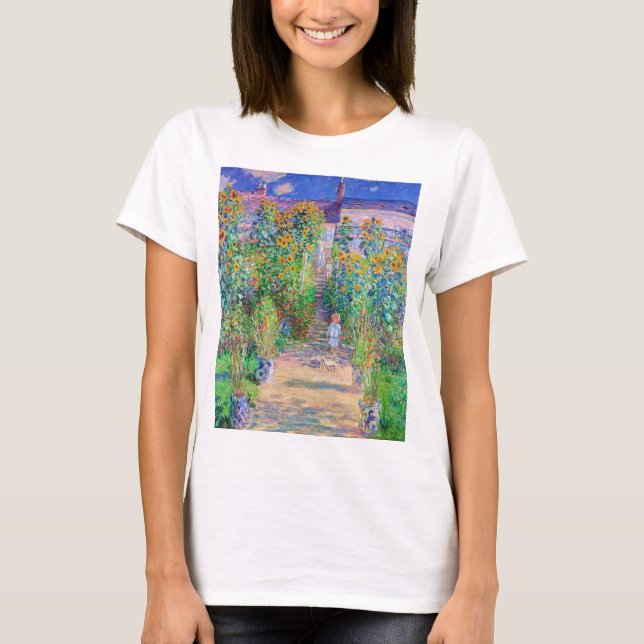 Camiseta Jardim do Artista, Monet (Frente)