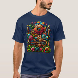 Camiseta Jardim do Dia da Terra Steampunk