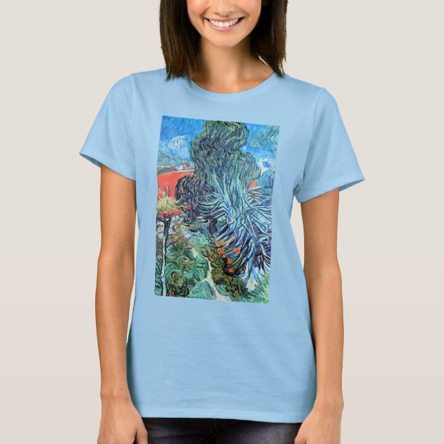 Camiseta Jardim do Doutor Gachet, Auvers de Vincent van Gog (Frente)