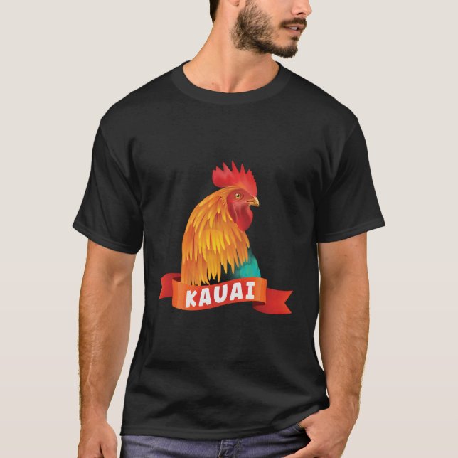 Camiseta Jardim do Estilo do Galo Kauai Chicken (Frente)