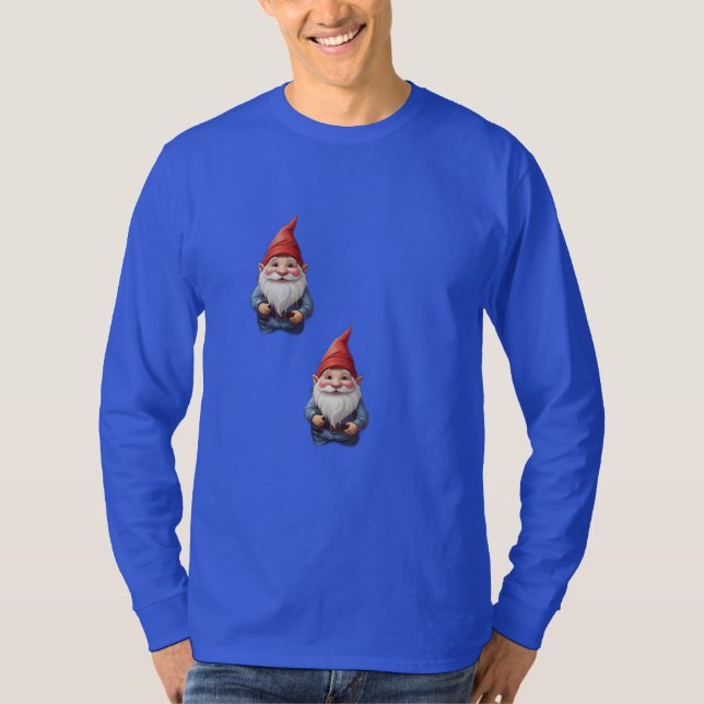 Camiseta Jardim do Gnome: Whimsy Wearable for Nature Lovers (Frente)
