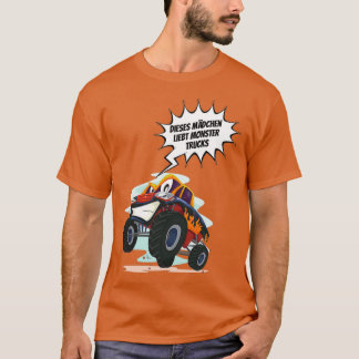 Camiseta Jardim do Infância: Mdchen Liebt Monster Trucks