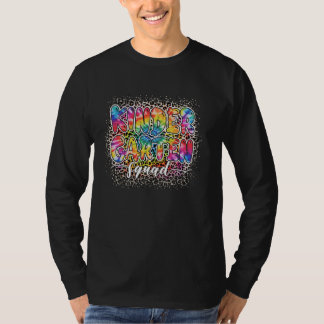 Camiseta Jardim do Infância Tie Dye Leopardo Sangrado