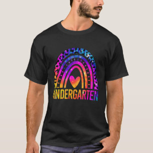 Camiseta Jardim do Infantoche Cute Rainbow Tie Dye Professo