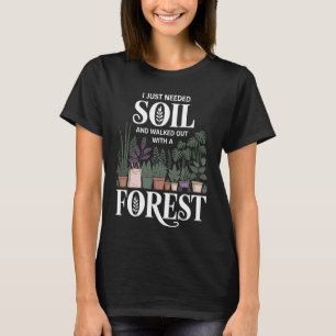 Camiseta Jardim Engraçado Amante de Plantas Jardineiro Pais