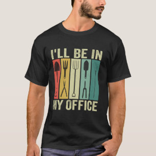 Camiseta Jardim Engraçado Estarei No Meu Escritório Amante