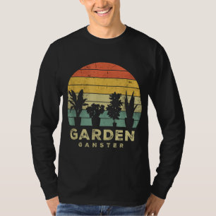 Camiseta Jardim Engraçado Gangster do Jardim Retroativo Gar