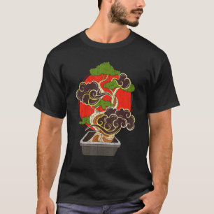 Camiseta Jardim Estético Japonês Zen Bonsai Budista T