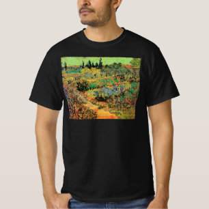 Camiseta Jardim Florido com Caminho por Vincent van Gogh