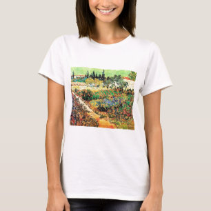 Camiseta Jardim Florido com Caminho, Vincent van Gogh