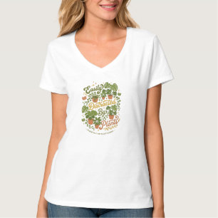 Camiseta Jardim Fofo Facilmente Distraído por Plantas