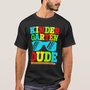 Camiseta Jardim Infantil Engraçado Lápis No Primeiro Dia Da
