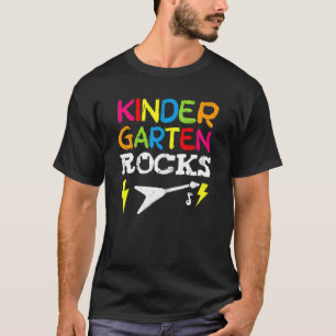 Camiseta Jardim Infantil: Pré-Escolar De Volta À Escola Cha