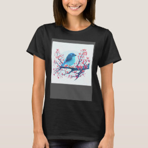 Camiseta Jardim Japonês em Flor Completa Tweets Tranquilos