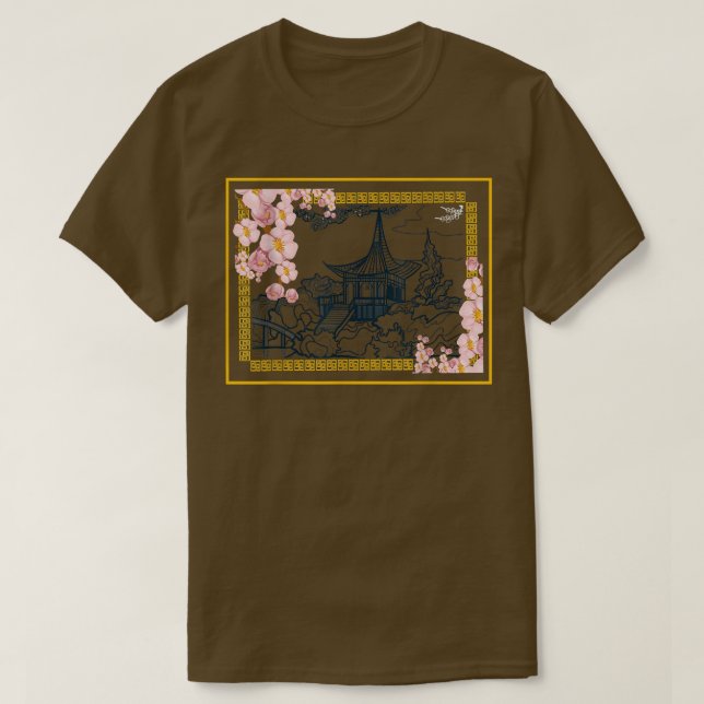Camiseta Jardim Japonês Torii Japão Samurai12 (Frente do Design)