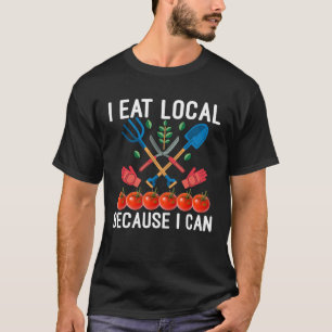 Camiseta Jardim Jardineiro Cultivando Hortaliças