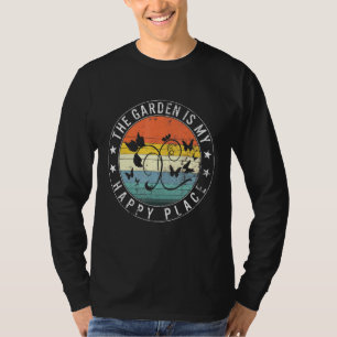 Camiseta Jardim Lugar Mais Feliz Senhora das Plantas Mãe Pl