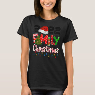 Camiseta Jardim Luz da Bola de Natal Feliz 2022