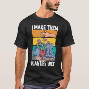 Camiseta Jardim, Molhei As Plantas, Tornei-As Molhadas