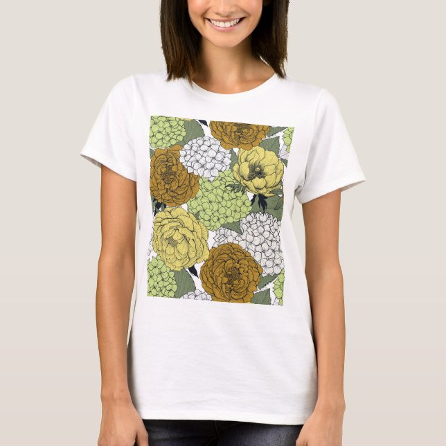 Camiseta Jardim primavera (Frente)