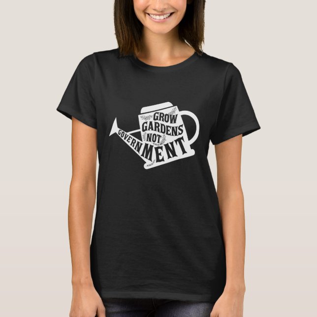 Camiseta Jardim sem Governo, com menos vegetação (Frente)