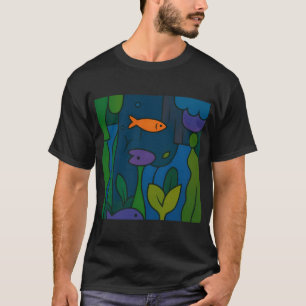 Camiseta Jardim Subaquático – Aquário Pop Art