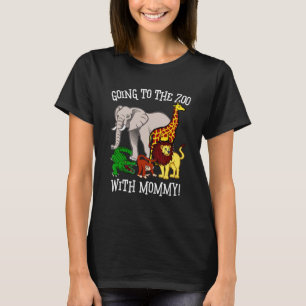 Camiseta Jardim Zoológico Bonito Para Crianças Que Vão Ao Z