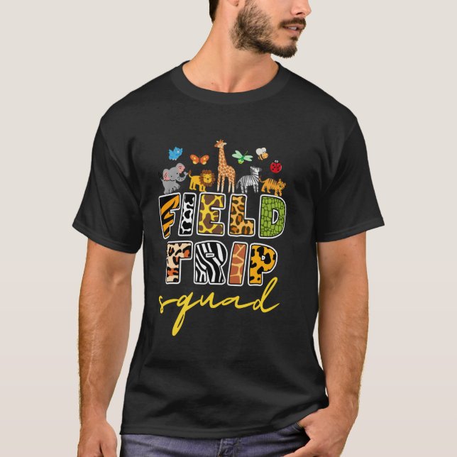 Camiseta Jardim Zoológico Correspondente Estudantes de Prof (Frente)