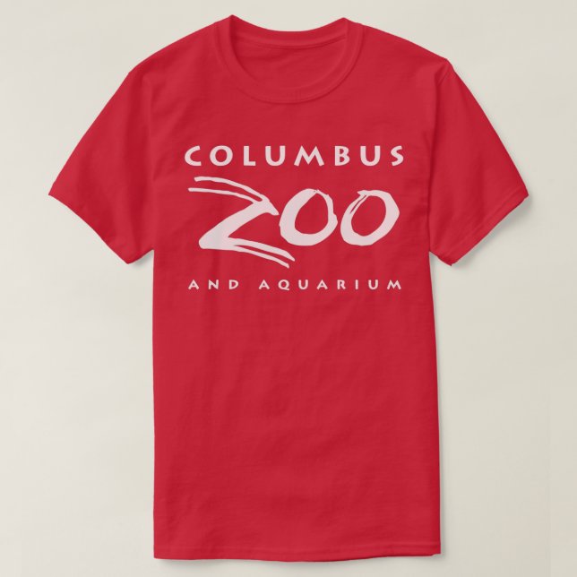 Camiseta Jardim Zoológico De Columbus E Aquário (Frente do Design)