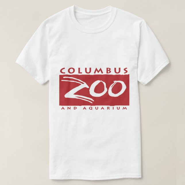 Camiseta Jardim Zoológico De Columbus E Aquário (Frente do Design)