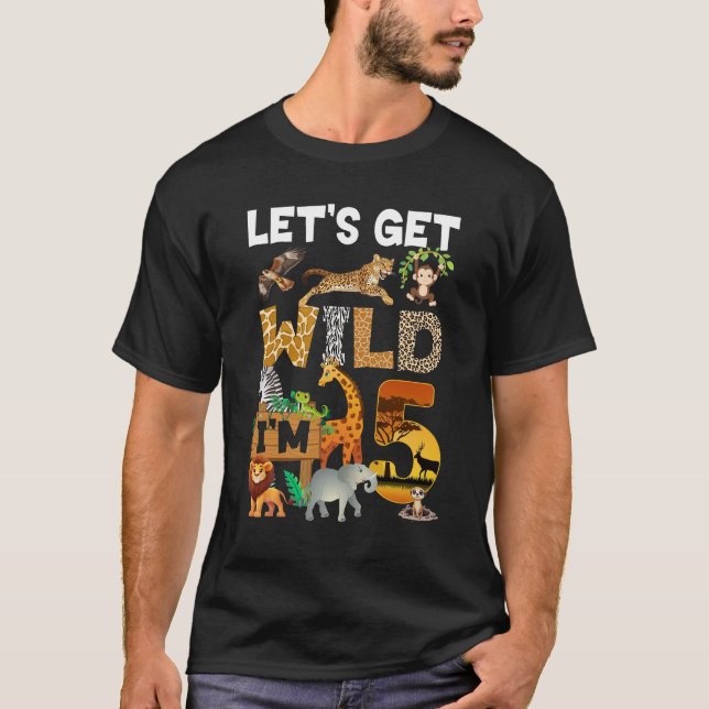 Camiseta Jardim Zoológico Safari 5 B (Frente)