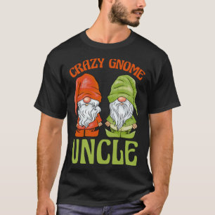 Camiseta Jardinagem 4\Anão de Jardim Anão Louco Tio