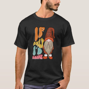 Camiseta Jardinagem 4\Anões de Jardim Amante de Gnomo Anão