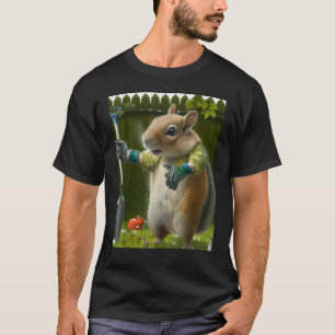 Camiseta Jardinagem 4\Arte de roedores agrícolas jardinagem