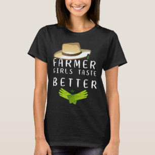 Camiseta Jardinagem 4\As Meninas Fazendeiras Têm Melhor Sab