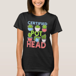 Camiseta Jardinagem 4\Cabeça de Vaso Certificada Para Uma P