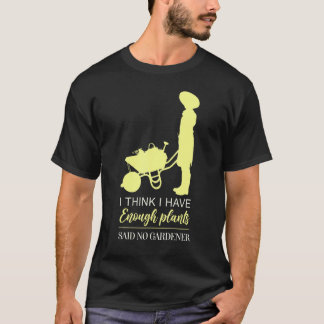 Camiseta Jardinagem 4\Camisa de Jardineiro Eu Acho Que Plan