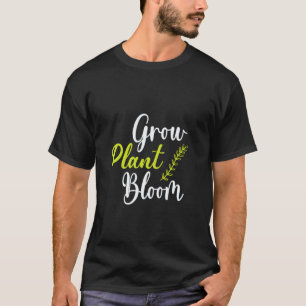 Camiseta Jardinagem 4\Citação Fofa para Jardineiros Cultiva