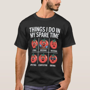 Camiseta Jardinagem 4\Coisas Divertidas de Jardinagem de To