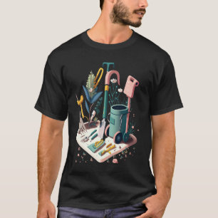 Camiseta Jardinagem 4\Colecionador de Ferramentas de Jardin